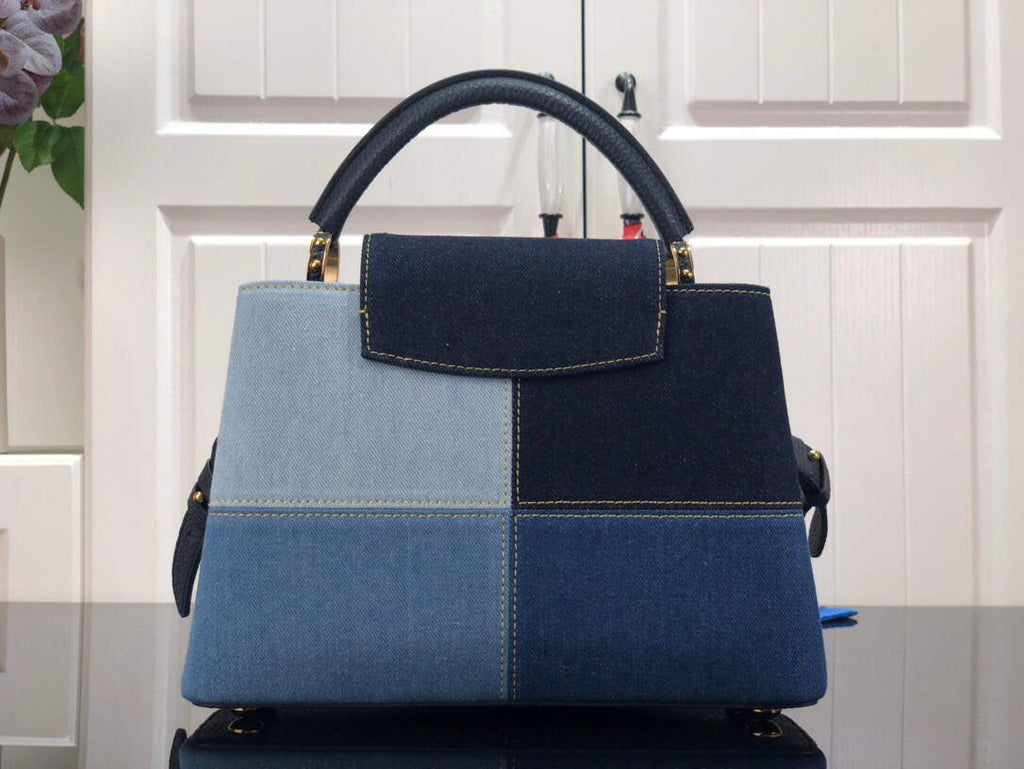 LV M59269 Louis Vuitton Capucines BB Handbag Blue