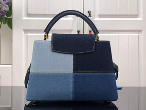 LV M59269 Louis Vuitton Capucines BB Handbag Blue - Default Title - View 3