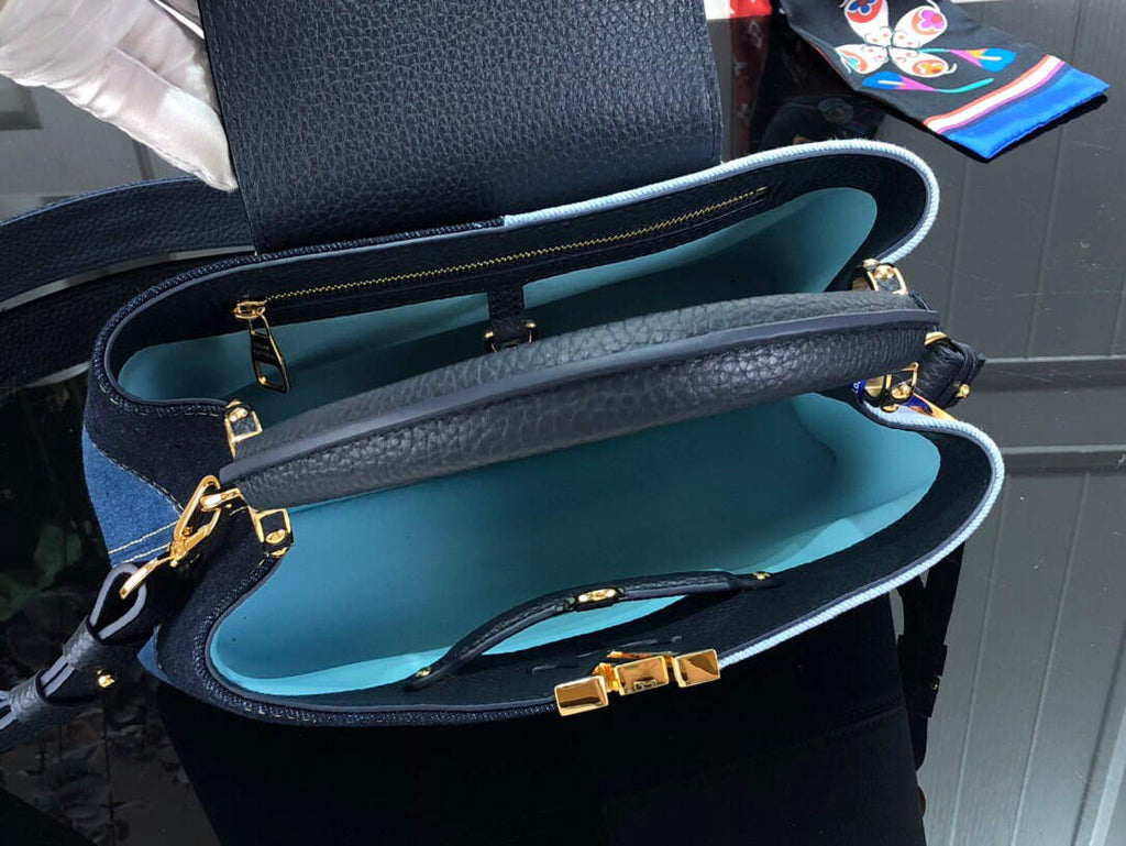 LV M59269 Louis Vuitton Capucines BB Handbag Blue
