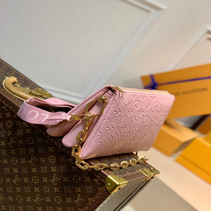 LV M59276 Louis Vuitton Coussin PM Handbag Pink M59277 - Default Title - View 2