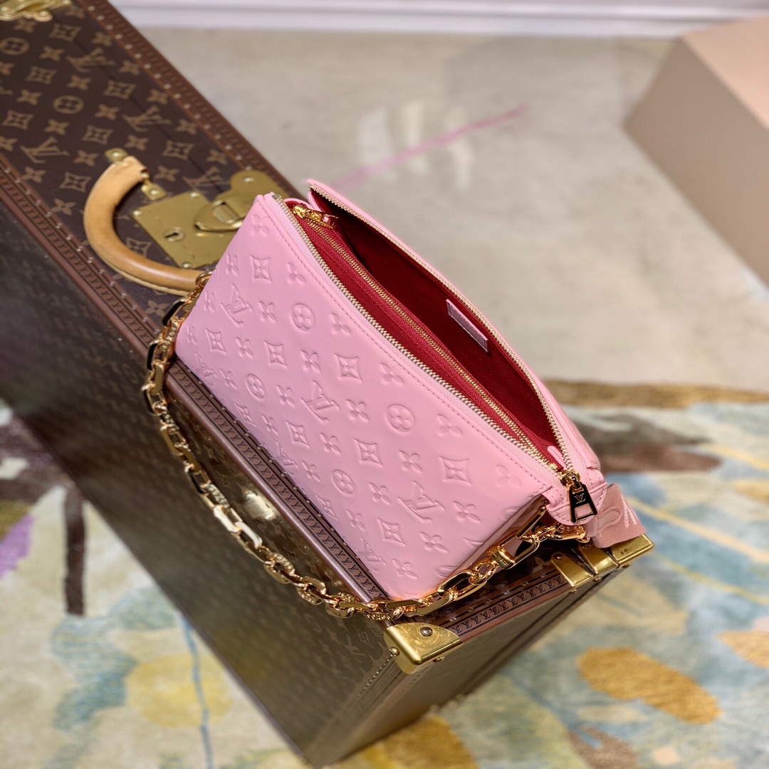 LV M59276 Louis Vuitton Coussin PM Handbag Pink M59277 - Default Title - View 8