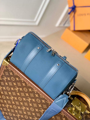 LV M59328 Louis Vuitton City Keepall Bag Blue - Default Title - View 2