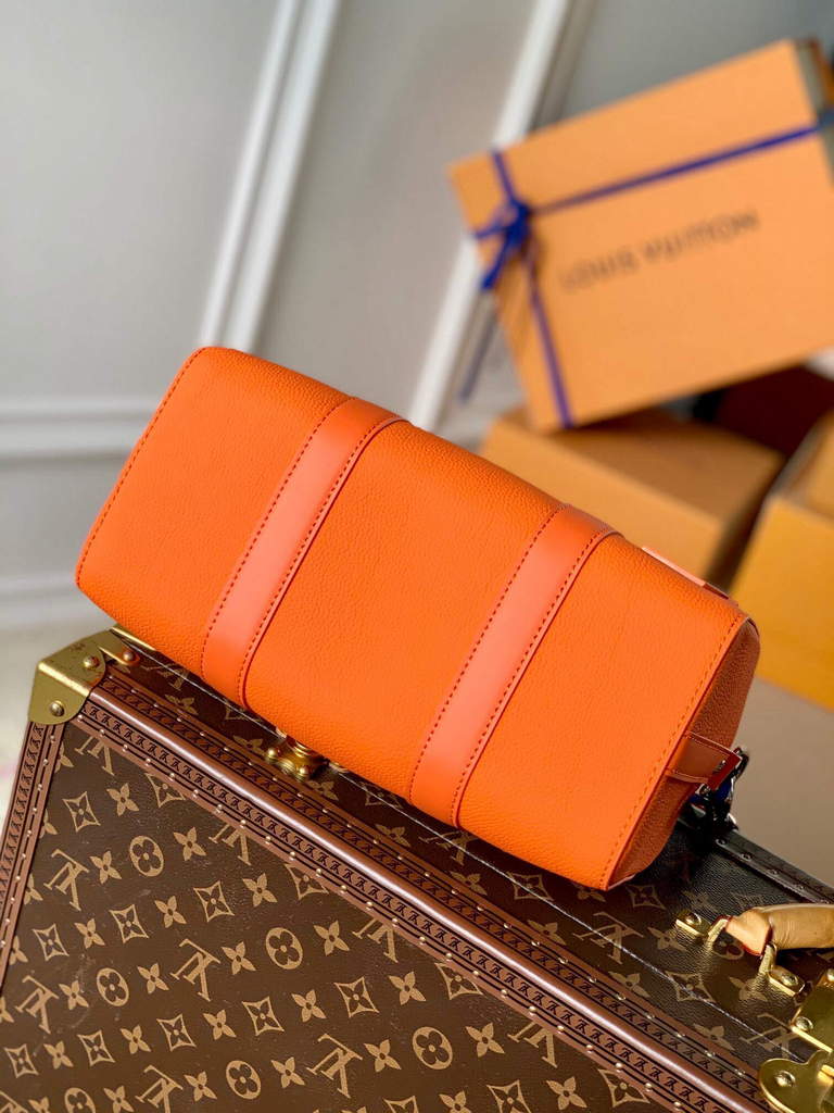 LV M59328 Louis Vuitton City Keepall Bag Orange - Default Title - View 3