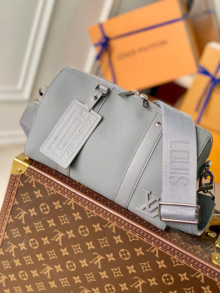 LV M59328 Louis Vuitton City Keepall Bag Gray - Default Title - View 1