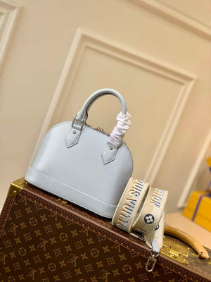 LV M59345 Louis Vuitton Alma BB Bag Blue - Default Title - View 2