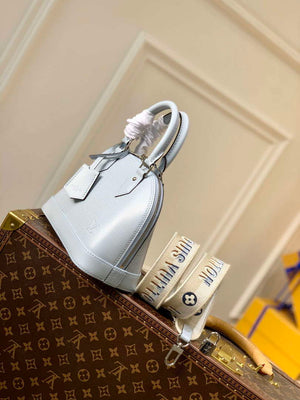 LV M59345 Louis Vuitton Alma BB Bag Blue - Default Title - View 3