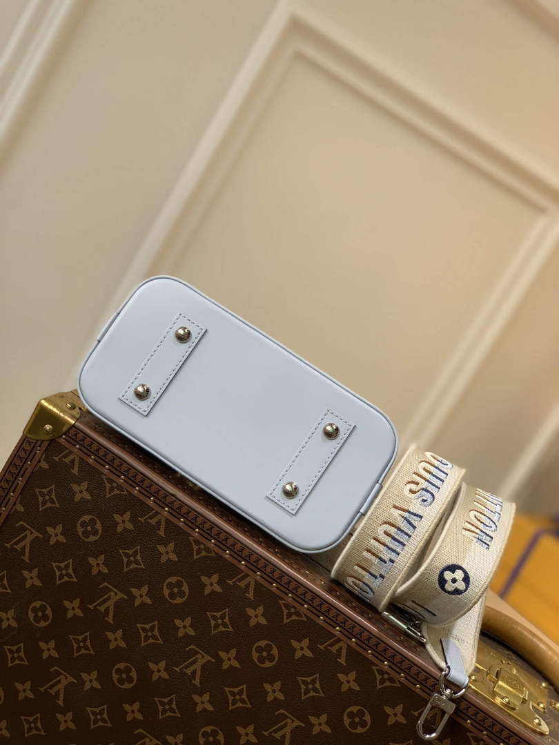 LV M59345 Louis Vuitton Alma BB Bag Blue - Default Title - View 5