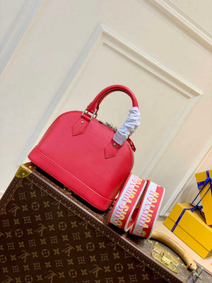 LV M59346 Louis Vuitton Alma BB Bag Dragon Fruit Pink - Default Title - View 1