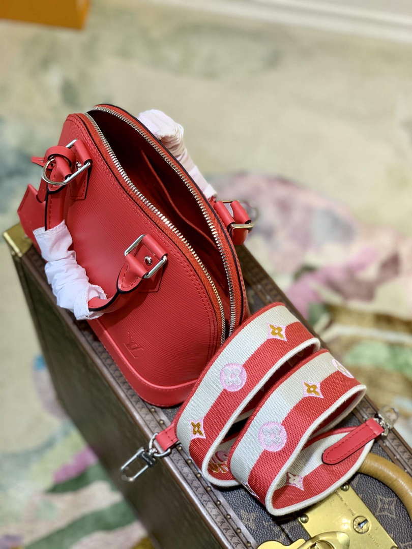 LV M59346 Louis Vuitton Alma BB Bag Dragon Fruit Pink - Default Title - View 8
