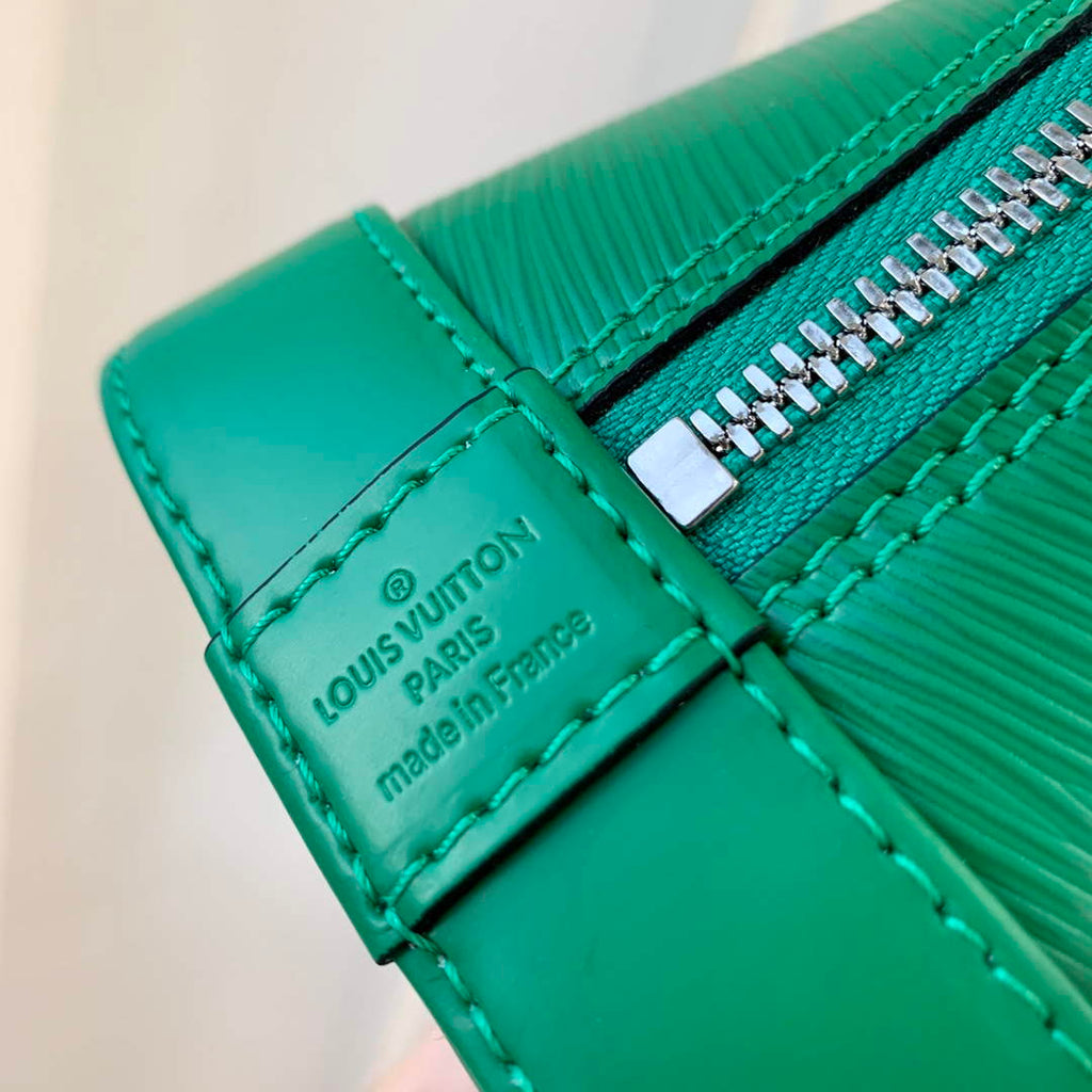 LV M59357 Louis Vuitton Alma BB Bag Serpentine Green