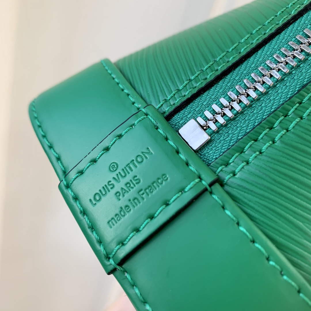 LV M59357 Louis Vuitton Alma BB Bag Serpentine Green - Default Title - View 6