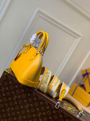 LV M59358 Louis Vuitton Alma BB Bag Sunflower Yellow - Default Title - View 3