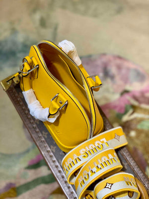 LV M59358 Louis Vuitton Alma BB Bag Sunflower Yellow - Default Title - View 7