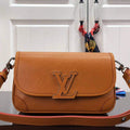 LV M59459 Louis Vuitton Buci Crossbody Bag M59460 Gold Miel Brown - Default Title - View 1