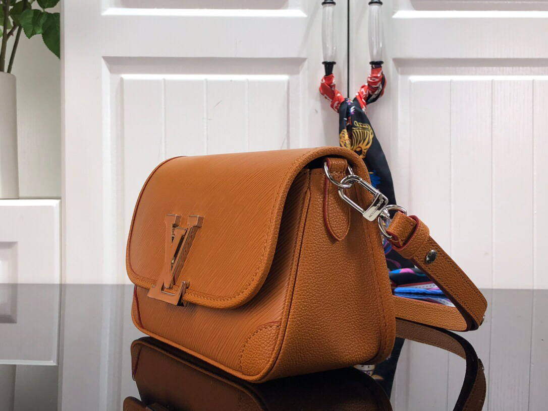 LV M59459 Louis Vuitton Buci Crossbody Bag M59460 Gold Miel Brown - Default Title - View 2