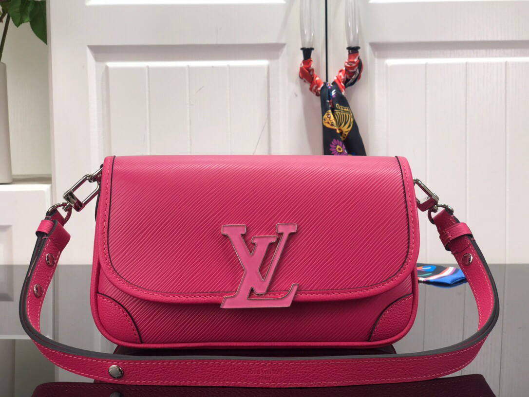 LV M59460 Louis Vuitton Buci Crossbody Bag M59459 Dragon Fruit Pink - Default Title - View 1