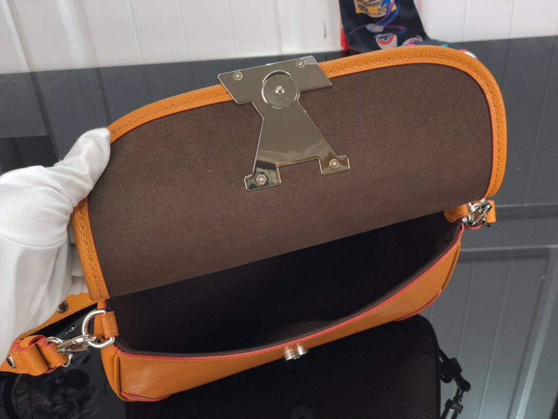 LV M59459 Louis Vuitton Buci Crossbody Bag M59460 Gold Miel Brown - Default Title - View 8