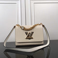LV M59403 Louis Vuitton Twist MM Epi White Grained Leather - Default Title - View 1