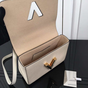 LV M59403 Louis Vuitton Twist MM Epi White Grained Leather - Default Title - View 5
