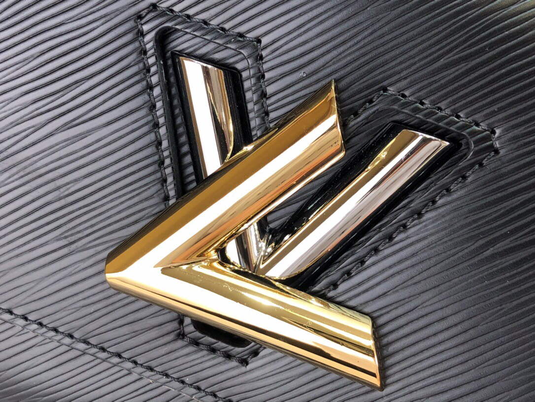 LV M59411 Louis Vuitton Twist MM Black - Default Title - View 5