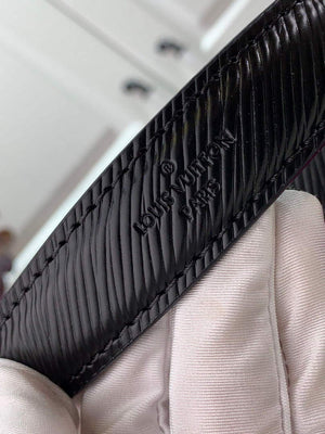 LV M59416 Louis Vuitton Twist MM Epi leather Handbag Black - Default Title - View 7