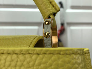 LV M48865 Louis Vuitton Capucines Mini BB Handbag Yellow - Default Title - View 4
