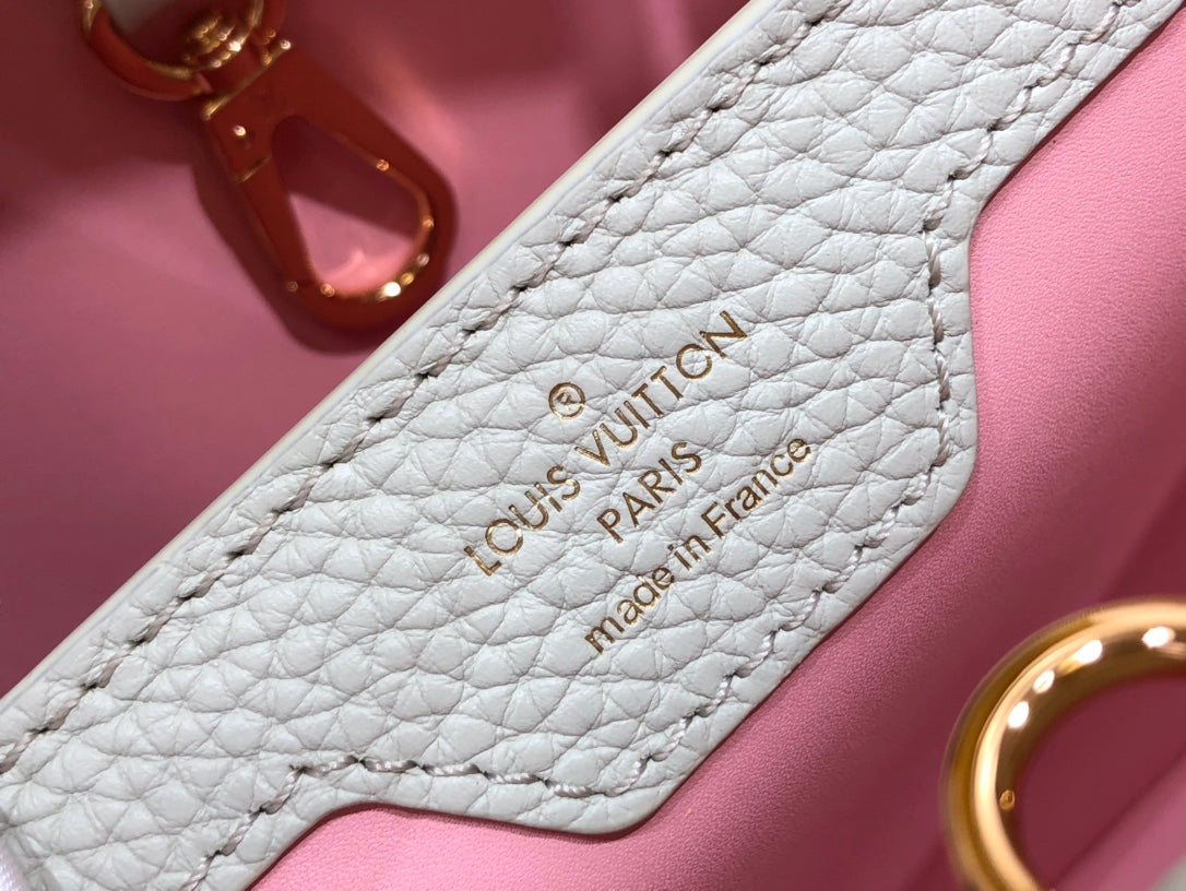 LV M48865 Louis Vuitton Capucines Mini BB Handbag Yellow