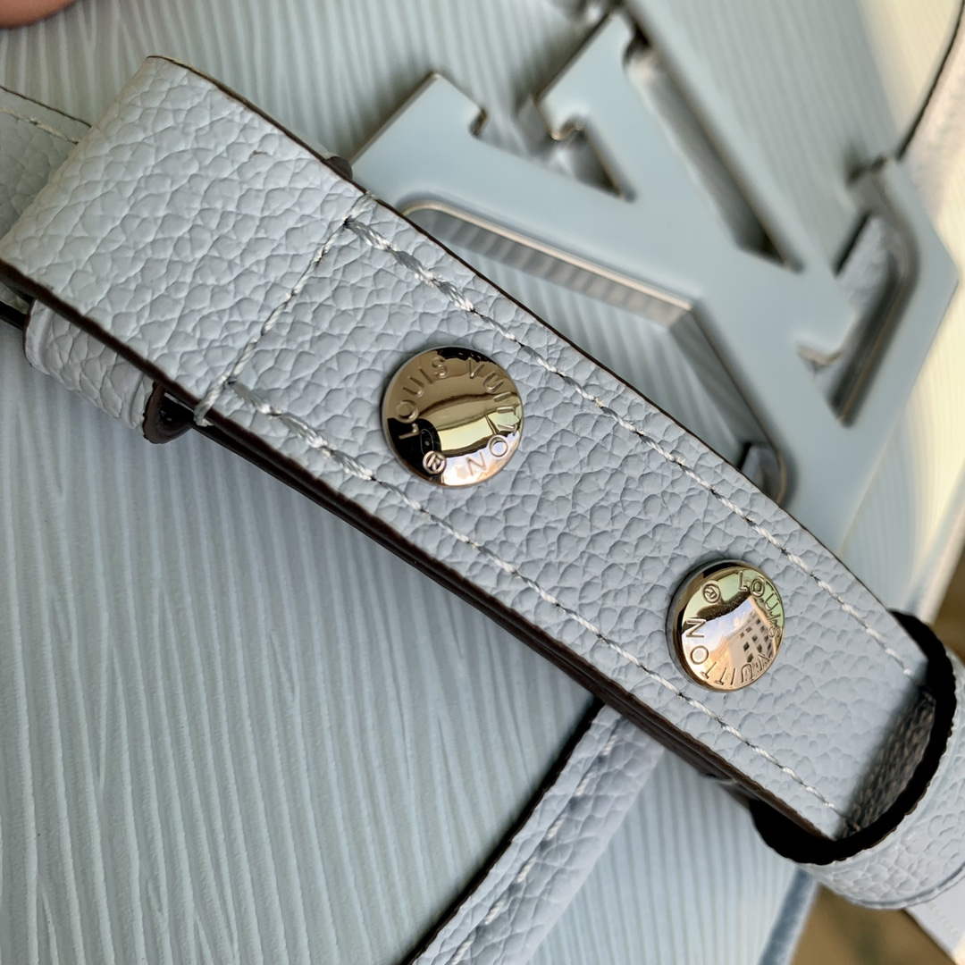 LV M59461 Louis Vuitton Buci Handbag Epi Leather Cloud Blue - Default Title - View 5