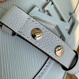 LV M59461 Louis Vuitton Buci Handbag Epi Leather Cloud Blue - Default Title - View 5