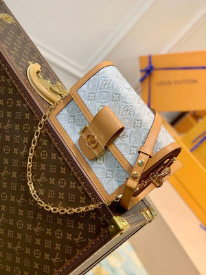 LV M59480 Louis Vuitton Dauphine Mini Bag Monogram White - Default Title - View 1
