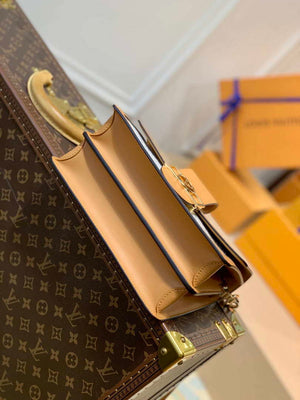 LV M59480 Louis Vuitton Dauphine Mini Bag Monogram White - Default Title - View 4