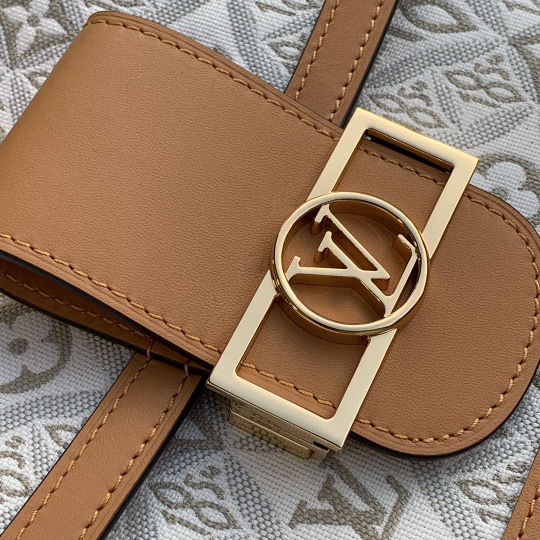 LV M59480 Louis Vuitton Dauphine Mini Bag Monogram White - Default Title - View 5