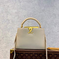 LV M59512 Louis Vuitton Capucines BB Bag Cr¨¨me Beige / Plume Yellow - Default Title - View 1