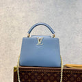 LV M59512 Louis Vuitton Capucines BB Bag Iris Purple/Cr¨¨me - Default Title - View 1