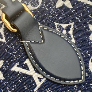 LV M59608 Louis Vuitton Onthego MM Denim Leather Bag - Default Title - View 4