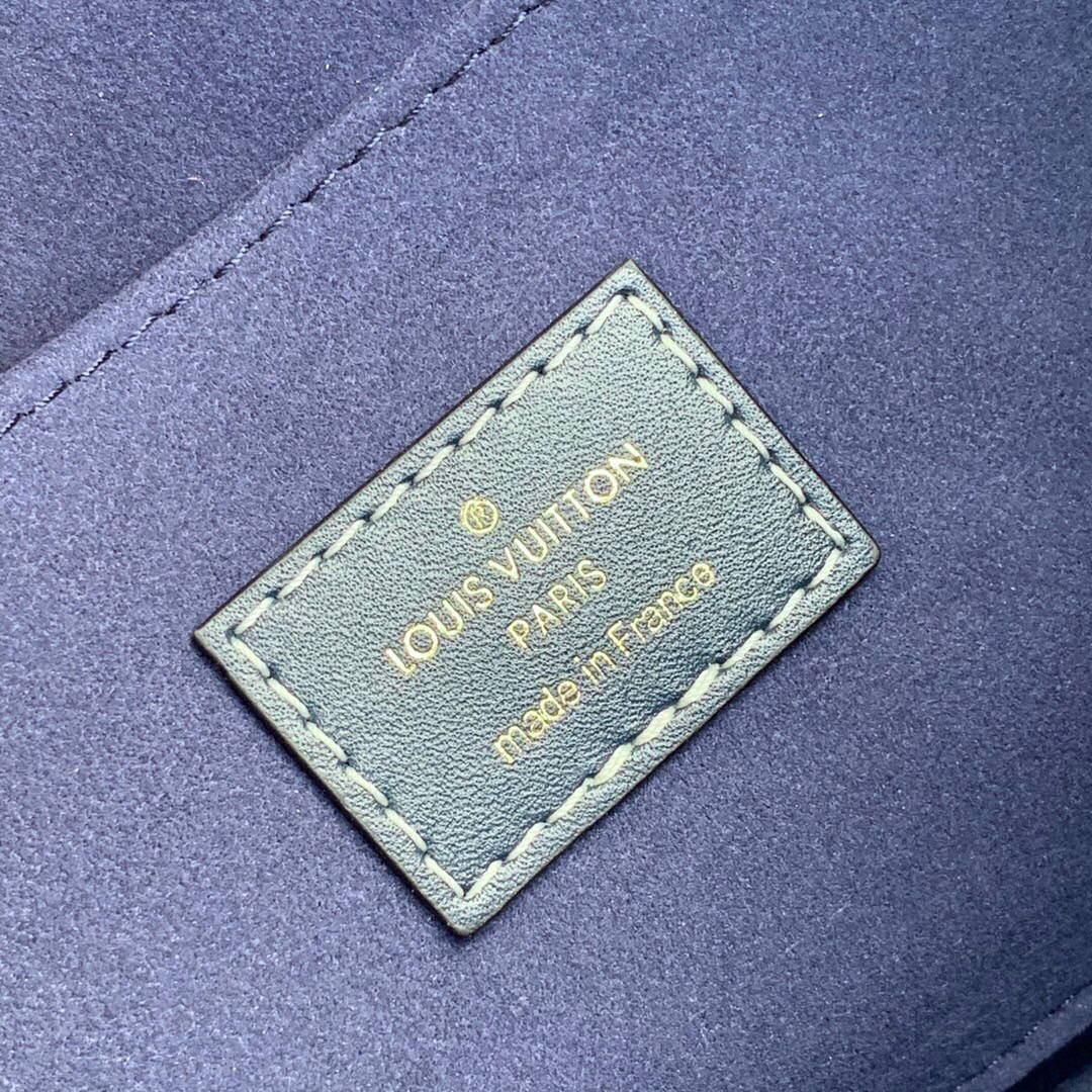 LV M59631 Louis Vuitton Dauphine MM Denim Leather Bag - Default Title - View 7