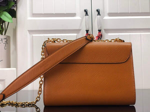 LV M59686 Louis Vuitton Twist MM Gold Miel Brown - Default Title - View 3