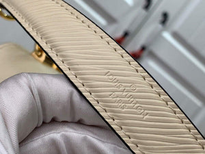 LV M59687 Louis Vuitton Twist PM Epi leather Handbag Quartz White - Default Title - View 7