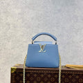 LV M59709 Louis Vuitton Capucines Mini Bag Blue - Default Title - View 1