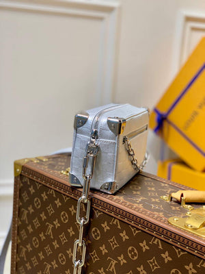 LV M59726 Louis Vuitton Mini Soft Trunk Silver - Default Title - View 3