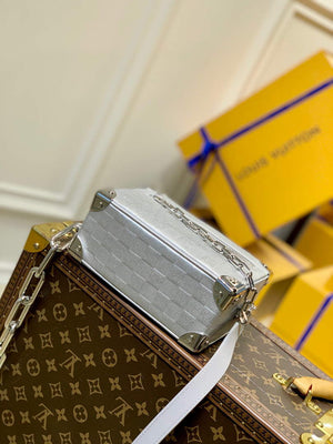 LV M59726 Louis Vuitton Mini Soft Trunk Silver - Default Title - View 4