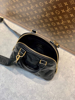 LV M59793 Louis Vuitton Alma BB Handbag Black - Default Title - View 8