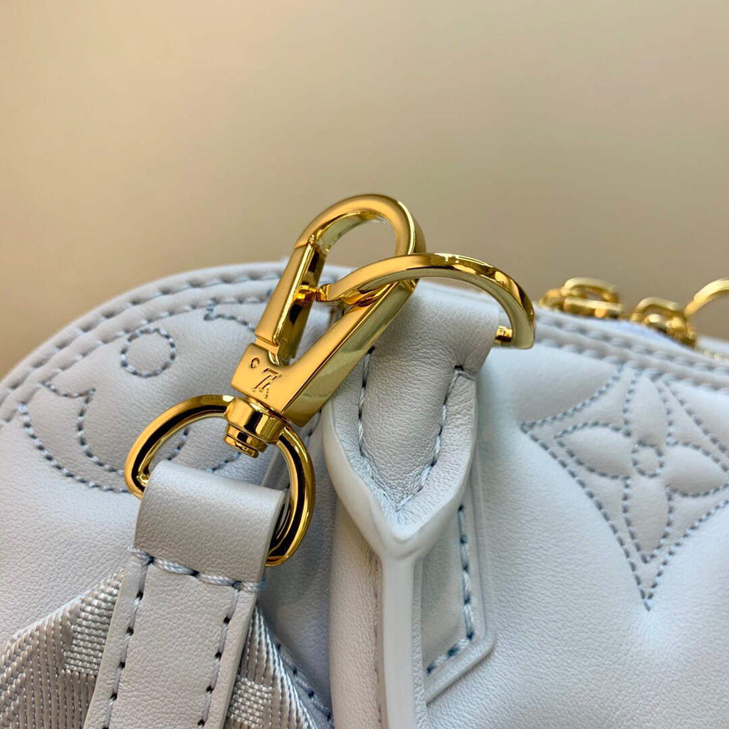 LV M59822 Louis Vuitton Alma BB Handbag Glacier Blue