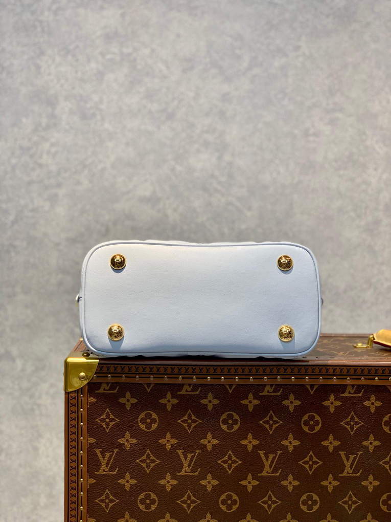 LV M59822 Louis Vuitton Alma BB Handbag Glacier Blue