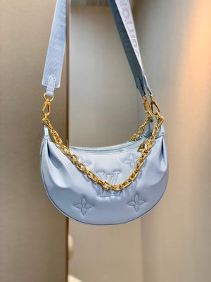 LV M59825 Louis Vuitton Over The Moon Bag Glacier Blue - Default Title - View 1