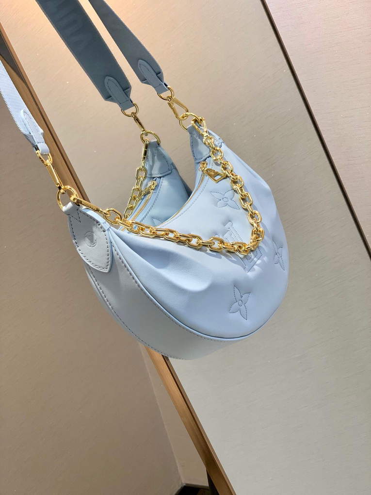 LV M59825 Louis Vuitton Over The Moon Bag Glacier Blue - Default Title - View 3