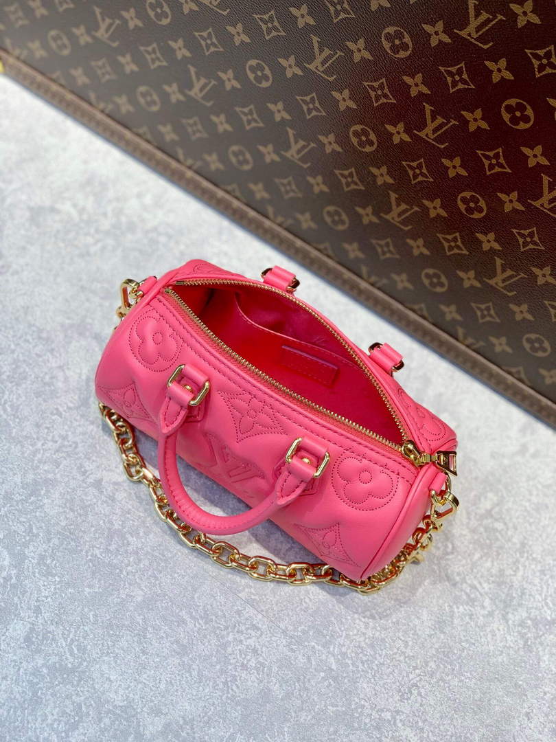 LV M59826 Louis Vuitton Papillon BB Bag Dragon Fruit Pink - Default Title - View 8