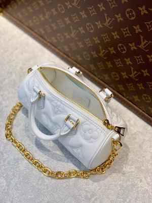 LV M59827 Louis Vuitton Papillon BB Handbag Snow White - Default Title - View 8
