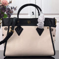 LV M59842 Louis Vuitton On My Side MM Tote Bag Black - Default Title - View 1