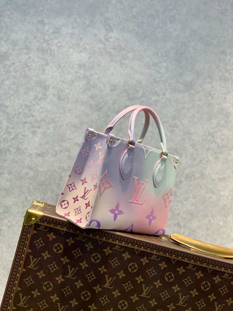 LV M59856 Louis Vuitton Onthego PM Shopping Bag Monogram - Default Title - View 3